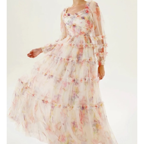 JardinVue long sleeve dress. - Picture 2 of 3